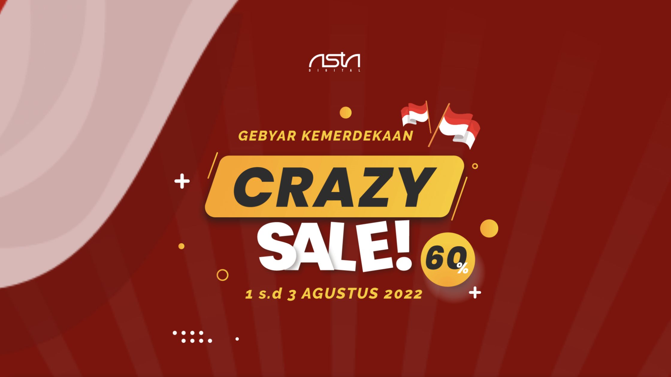 Crazy Sale 60% Asta Digital